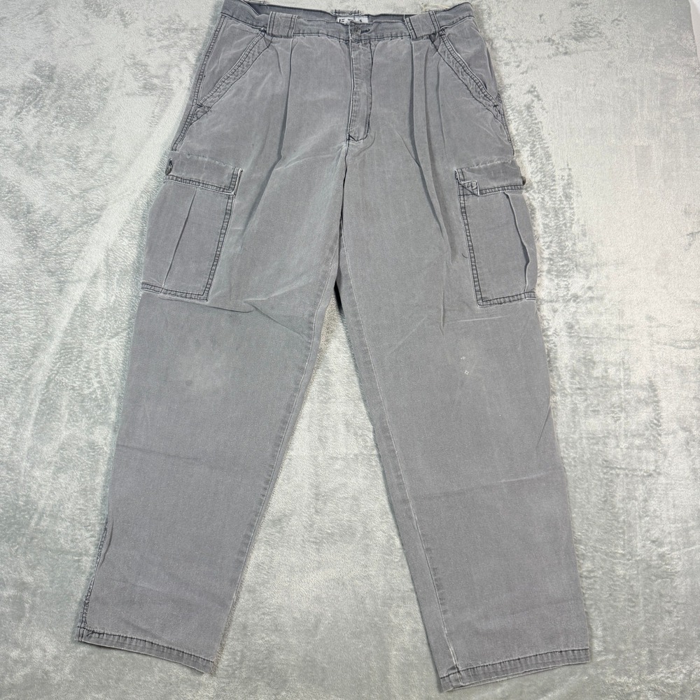 Vintage Jordache Mens 38x32 Avation Cargo Pants Straight Leg